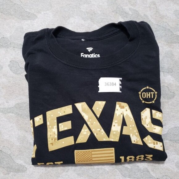 Texas Longhorns Shirt Mens Small Black Fanatics Short Sleeve - Picture 10 of 10